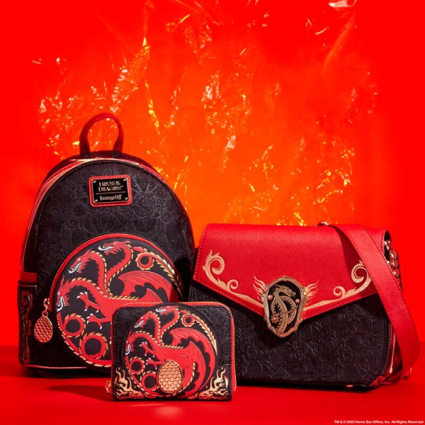 Loungefly Game of Thrones House of the Dragon Targaryen rugzak 26cm