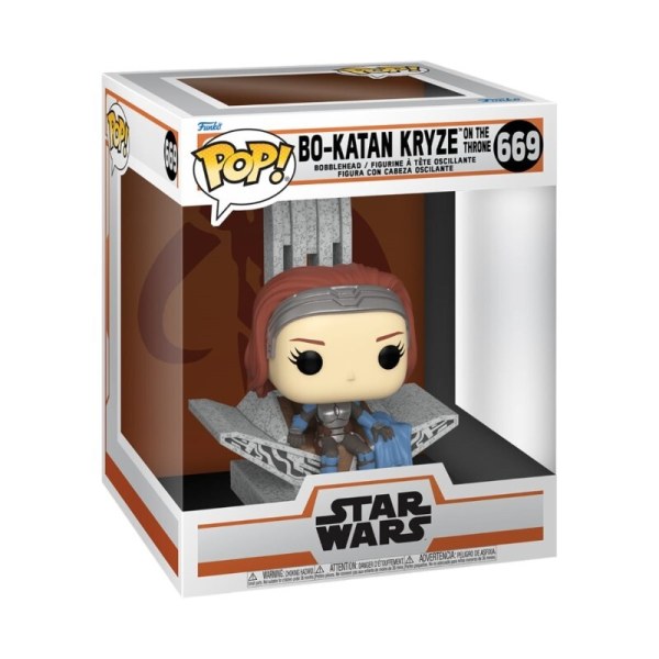 Star Wars Mandalorian Pop! 669 Deluxe S9 Bo Katan Troon