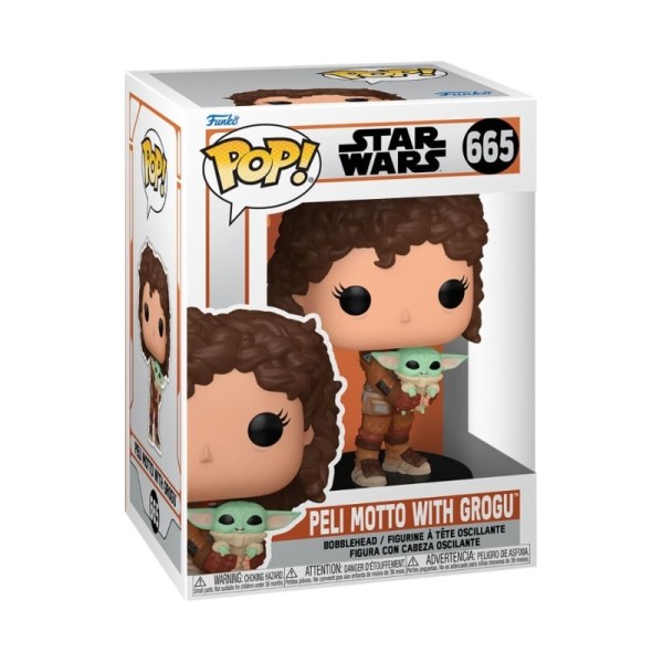 Star Wars Mandalorian Pop! 665 S9 Peli Motto Grogu