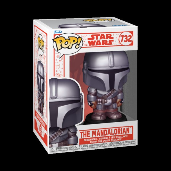 Star Wars Pop! 732 Holiday Mandalorian Ornament Stijl