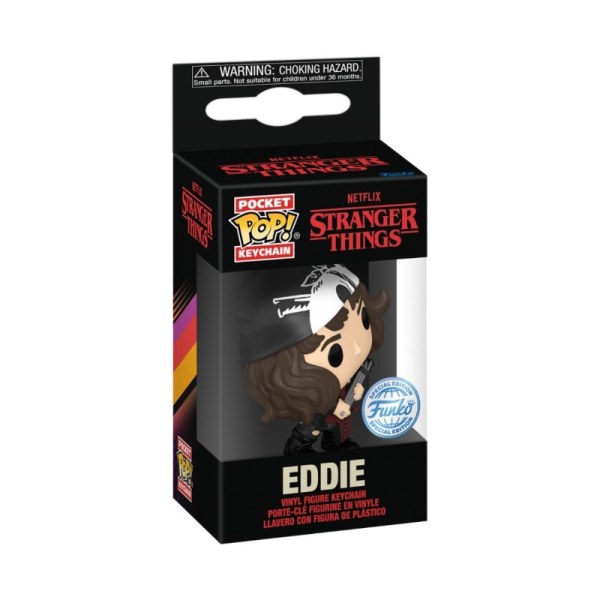Sleutelhanger Zak Pop Eddie - Stranger Things