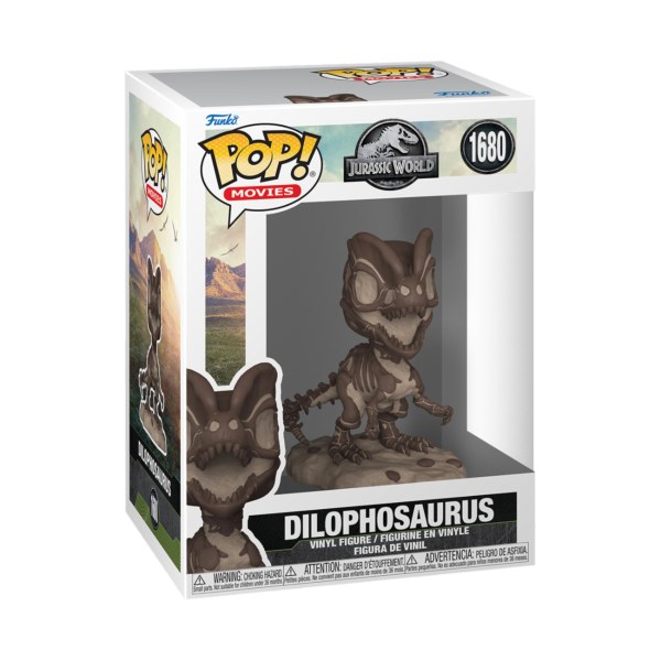 Jurassic Park Pop! 1860 Fossiele Dilophosaurus