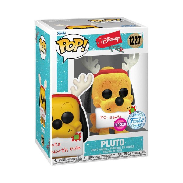 FUNKO POP! 1227 Holiday Pluto (Flocked) Speciale Editie - Disney