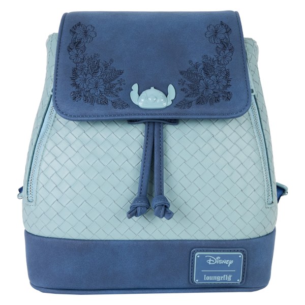 Mini Rugzak met geborduurde bloemen Stitch - DISNEY LOUNGEFLY