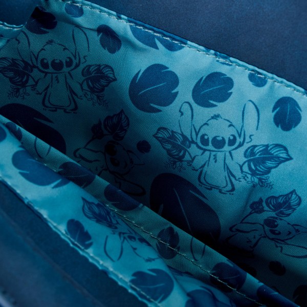Mini Rugzak met geborduurde bloemen Stitch - DISNEY LOUNGEFLY