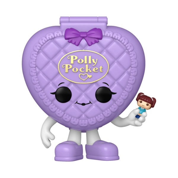 Polly Pocket Pop! 158 Hart Schelp Paars