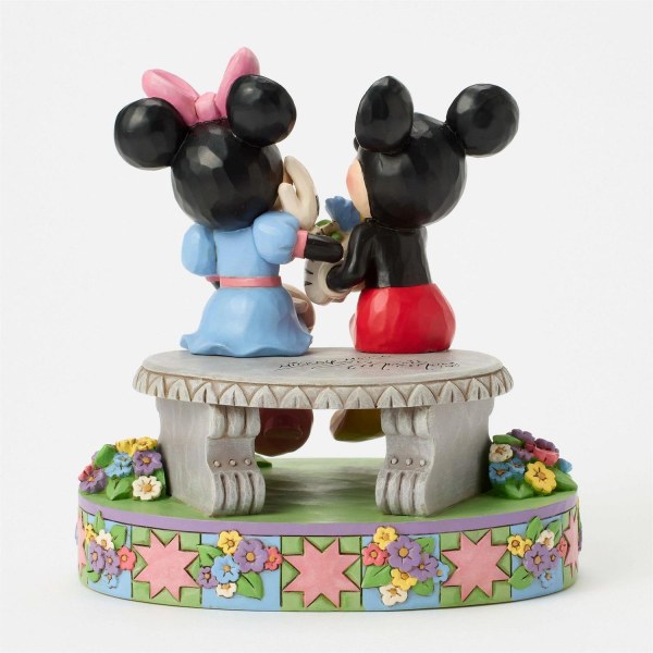 MICKEY EN MINNIE OP DE LENTEBANK - DISNEY TRADITIONS