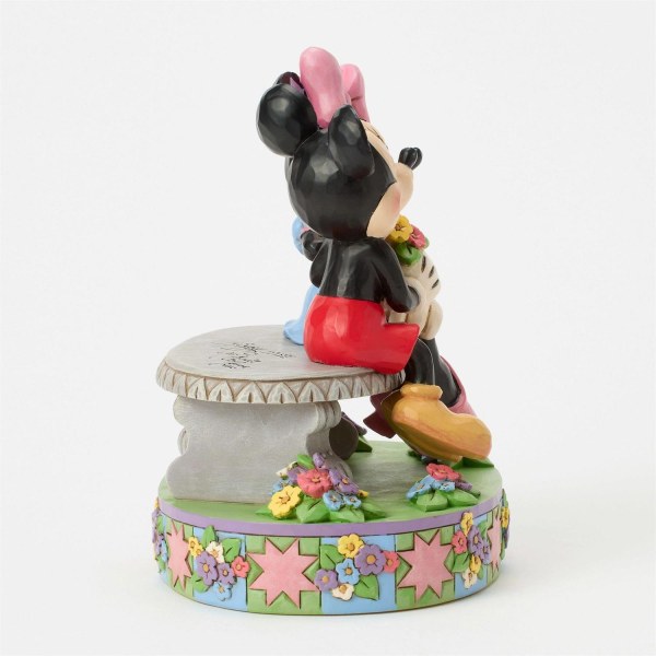 MICKEY EN MINNIE OP DE LENTEBANK - DISNEY TRADITIONS