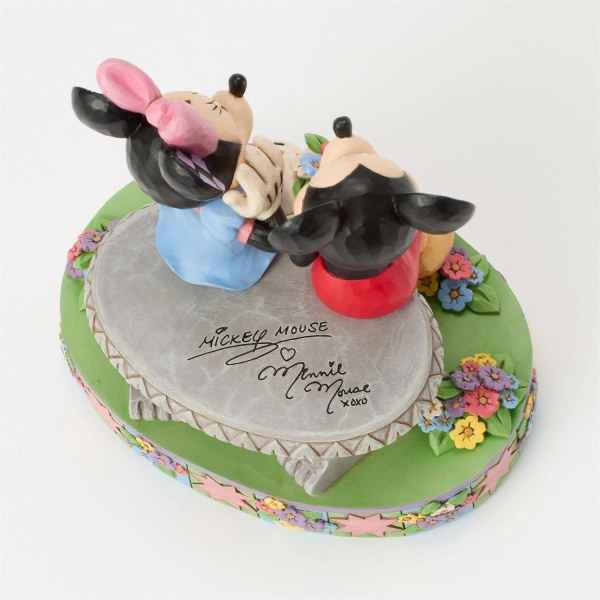 MICKEY EN MINNIE OP DE LENTEBANK - DISNEY TRADITIONS