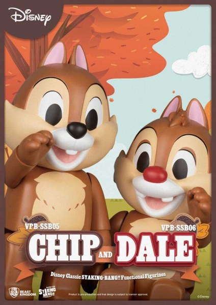 Disney: Klassieke Chip 'n' Dale Syaking Bang PVC-figuur Chip 33 cm