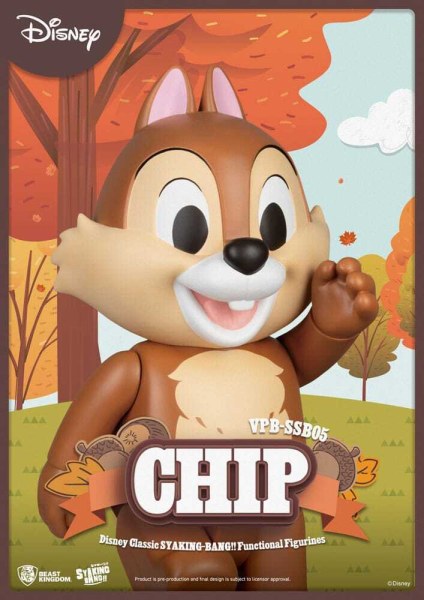 Disney: Klassieke Chip 'n' Dale Syaking Bang PVC-figuur Chip 33 cm