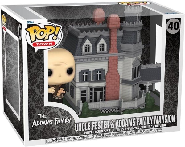 Pop Town 40 Addams Home & Uncle Fester - De Addams-familie