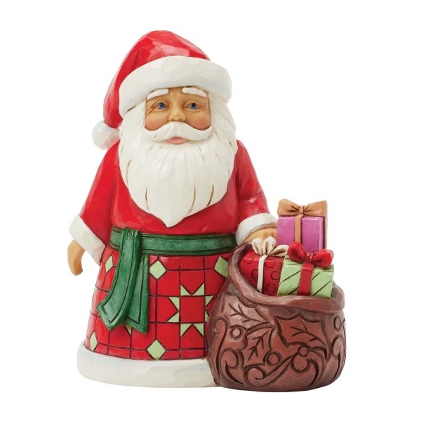 KERSTMAN MET SPEELGOEDZAK - HEARTWOOD CREEK