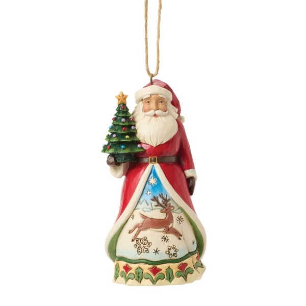 KERSTBOOM ORNAMENT IN DE VORM VAN DE KERSTMAN - HEARTWOOD CREEK