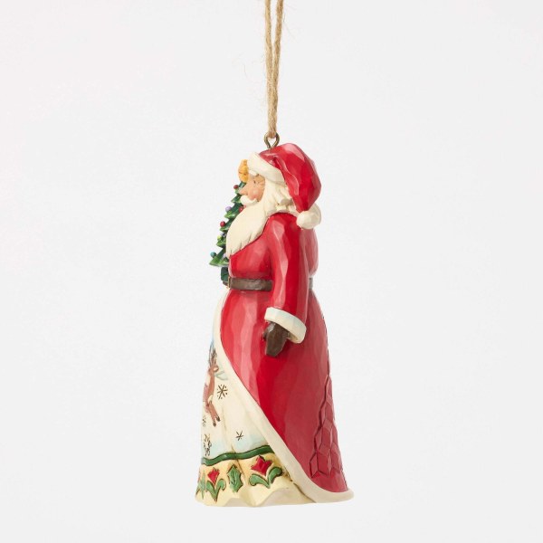 KERSTBOOM ORNAMENT IN DE VORM VAN DE KERSTMAN - HEARTWOOD CREEK