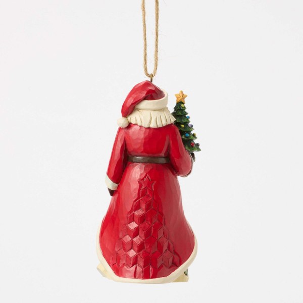 KERSTBOOM ORNAMENT IN DE VORM VAN DE KERSTMAN - HEARTWOOD CREEK