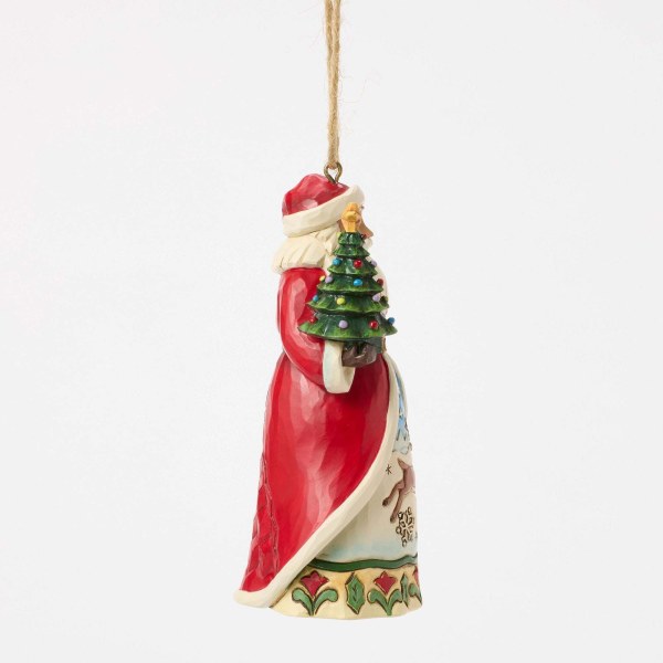 KERSTBOOM ORNAMENT IN DE VORM VAN DE KERSTMAN - HEARTWOOD CREEK