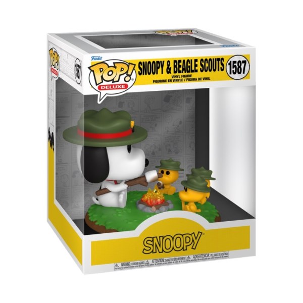 Snoopy Peanuts Pop Deluxe! 1587 Snoopy & Beagle Scouts Kamperen
