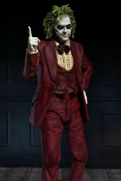 BEETLEJUICE BEETLEJUICE - 7" SCHAAL ACTIEFIGUUR - ULTIEME "RED TUXEDO" BEETLEJUICE