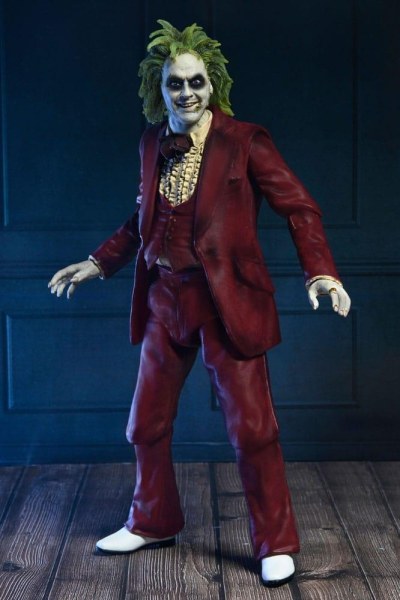BEETLEJUICE BEETLEJUICE - 7" SCHAAL ACTIEFIGUUR - ULTIEME "RED TUXEDO" BEETLEJUICE