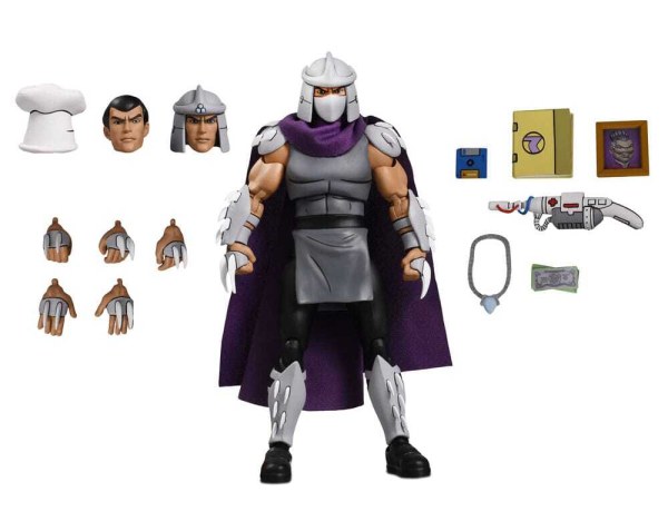 TEENAGE MUTANT NINJA TURTLES (TEKENFILM) - 7" SCHAAL ACTIEFIGUUR - ULTIMATE SHREDDER (KLASSIEKE KLEUREN)