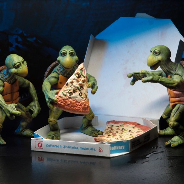 TEENAGE MUTANT NINJA TURTLES (FILM UIT 1990) – ACTIEFIGUREN OP 1/4 SCHAAL – BABY TURTLES SET