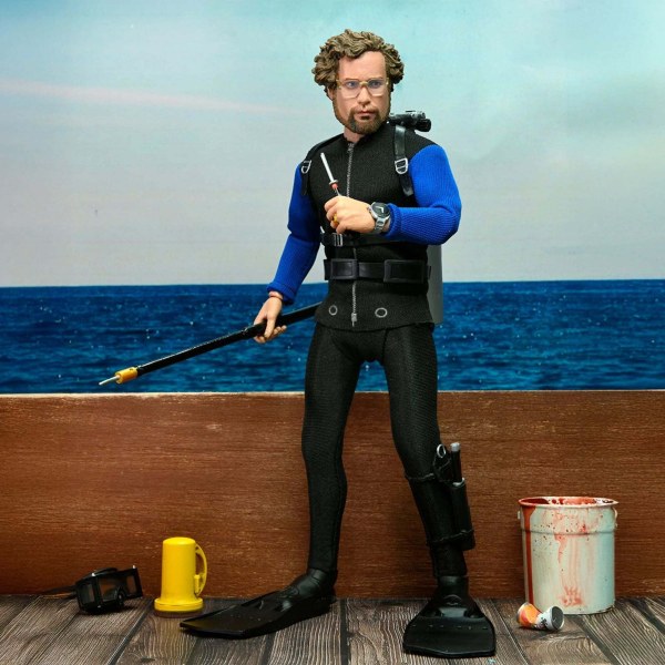JAWS - 8” GEKLEED ACTIEFIGUUR - HOOPER (SHARK CAGE)