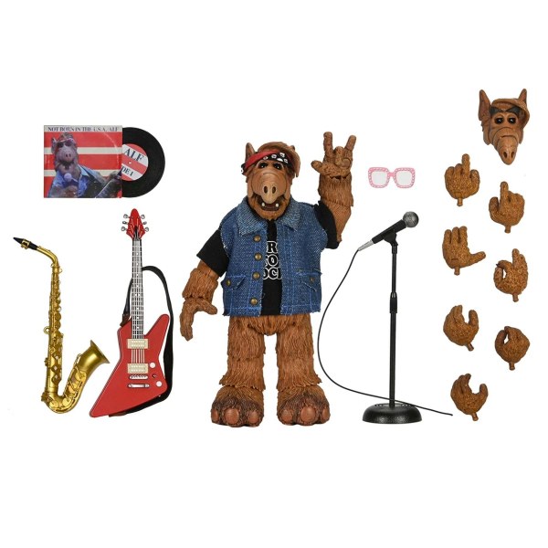 ALF – 7” SCHAAL ACTIEFIGUUR – ULTIEME GEBOREN OM TE ROCKEN ALF