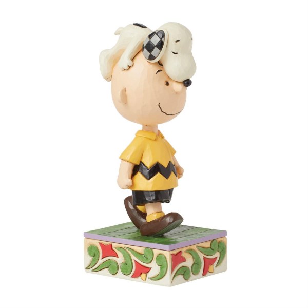 Snoopy op Charlie Browns hoofd - Peanuts
