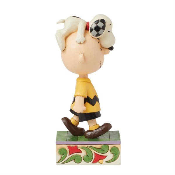 Snoopy op Charlie Browns hoofd - Peanuts