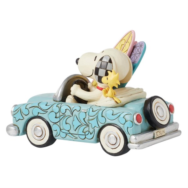 Snoopy en Woodstock in autosurfen - Peanuts