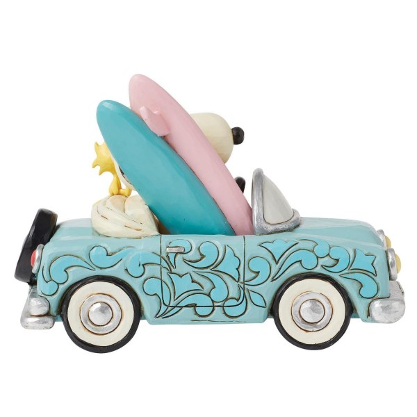 Snoopy en Woodstock in autosurfen - Peanuts