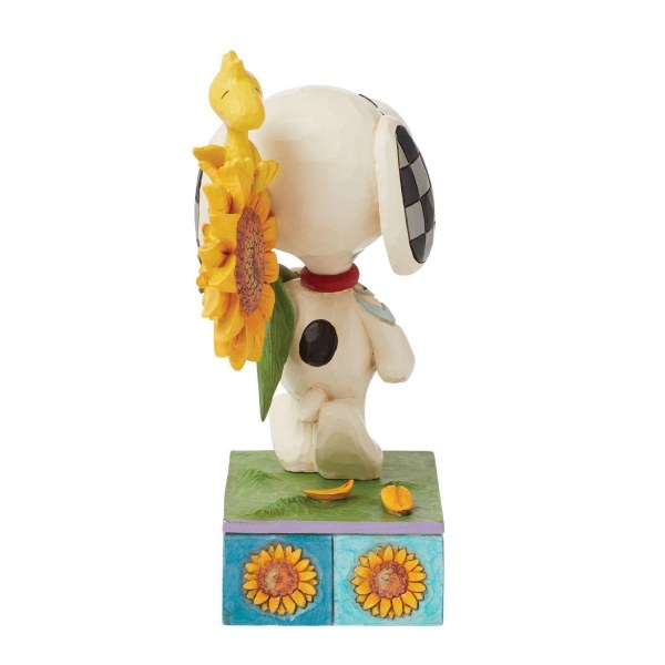 Snoopy & Woodstock met Zonnebloemen - Pinda's