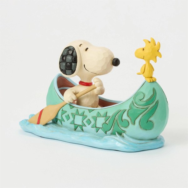 Snoopy en Woodstock in Canoe - Peanuts