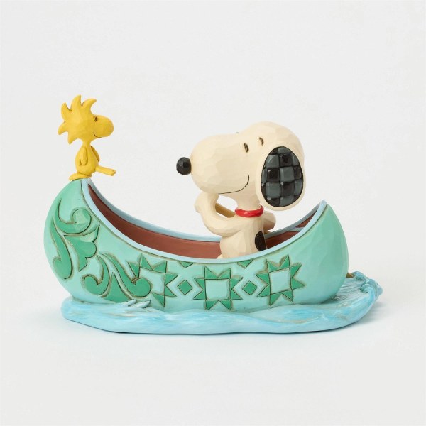 Snoopy en Woodstock in Canoe - Peanuts