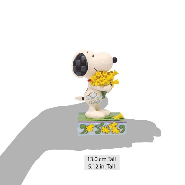 Snoopy met narcissen - Pinda's