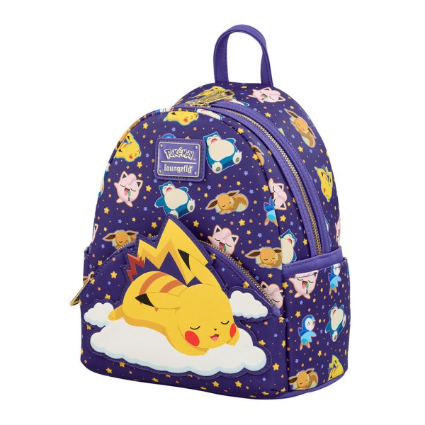 Loungefly Pokemon Sleeping Pikachu and Friends rugzak 26cm