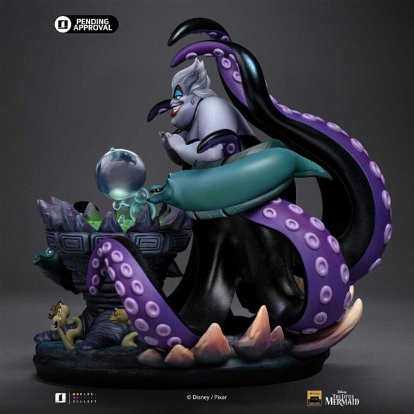Disney's Villains-beeldje 1/10 Deluxe Art Scale Ursula 23 cm