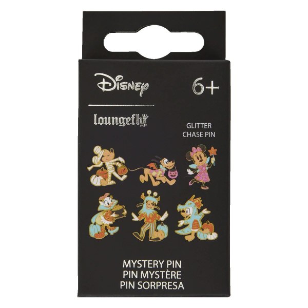 MICKEY AND FRIENDS HALLOWEEN KOSTUUM MYSTERIE BOX PINS - DISNEY LOUNGEFLY