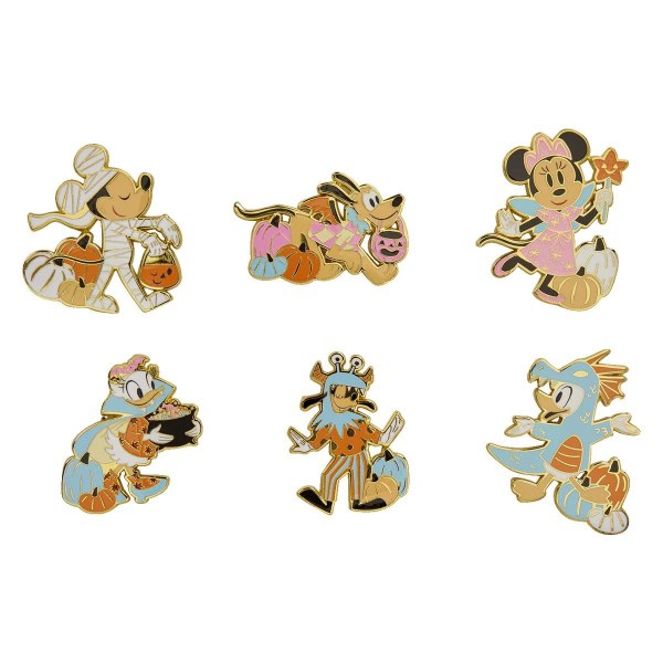 MICKEY AND FRIENDS HALLOWEEN KOSTUUM MYSTERIE BOX PINS - DISNEY LOUNGEFLY