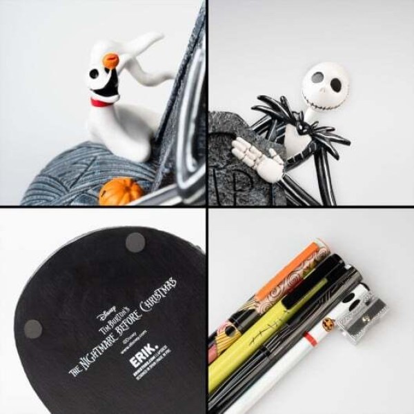 POTLOODPOT EN SCHRIJFSET - DISNEY DE NIGHTMARE BEFORE CHRISTMAS VOOR KERSTMIS