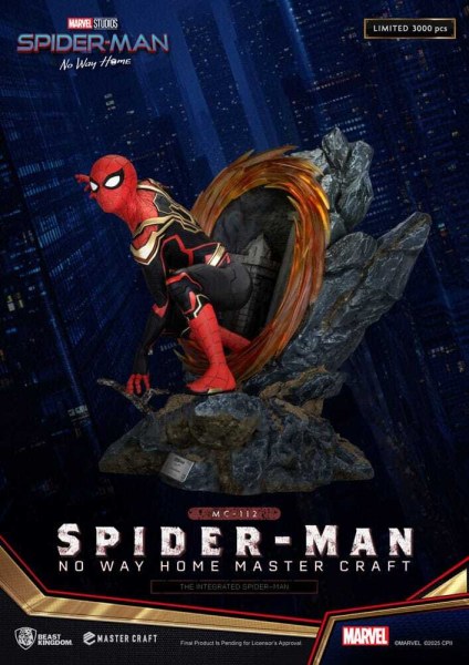 Spider-Man: No Way Homebeeldje Master Craft The Integrated Spider-Man 31 cm