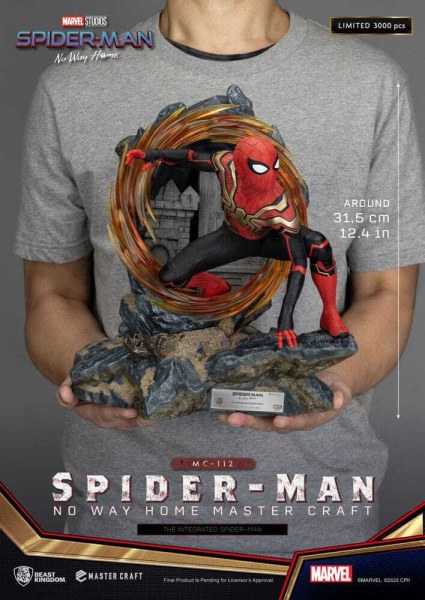 Spider-Man: No Way Homebeeldje Master Craft The Integrated Spider-Man 31 cm