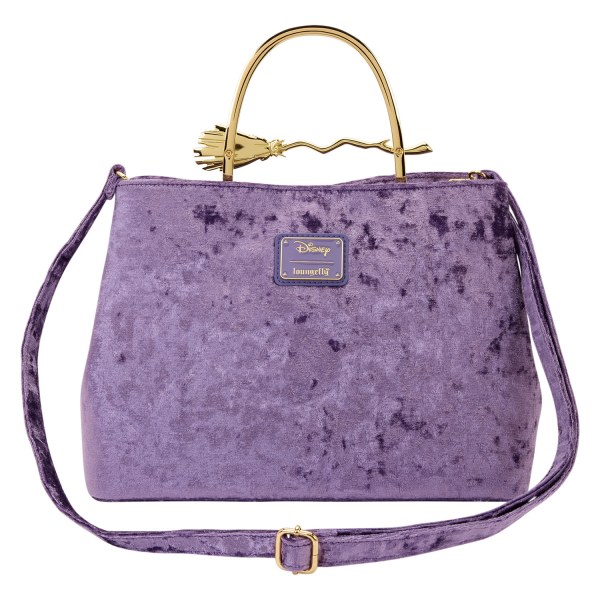 VELVET HANDBAG MET BROOMSTICK - DISNEY LOUNGEFLY HOCUS POCUS