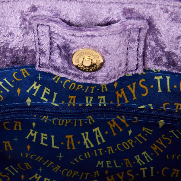 VELVET HANDBAG MET BROOMSTICK - DISNEY LOUNGEFLY HOCUS POCUS