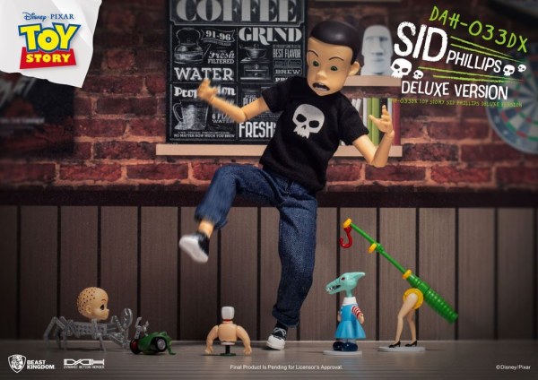 Toy Story figuur Dynamic Action Heroes Sid Phillips Deluxe Versie 14 cm