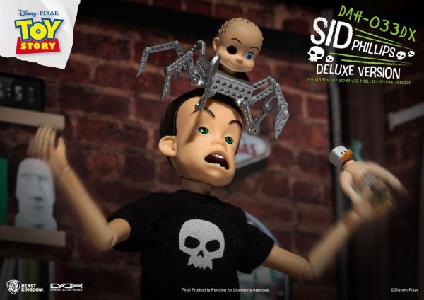 Toy Story figuur Dynamic Action Heroes Sid Phillips Deluxe Versie 14 cm