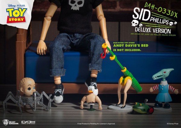 Toy Story figuur Dynamic Action Heroes Sid Phillips Deluxe Versie 14 cm