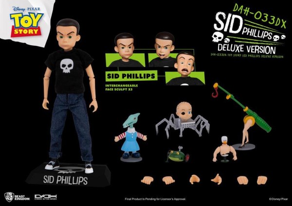 Toy Story figuur Dynamic Action Heroes Sid Phillips Deluxe Versie 14 cm
