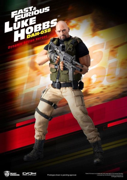 Fast & Furious figuur Dynamic Action Heroes 1/9 Luke Hobbs 21 cm
